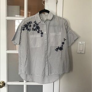 Madewell Short Sleeve Button Down Shirt
